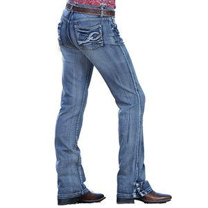 Rod's Button Me Up Riding Jeans LIGHT WASH SIZE 10